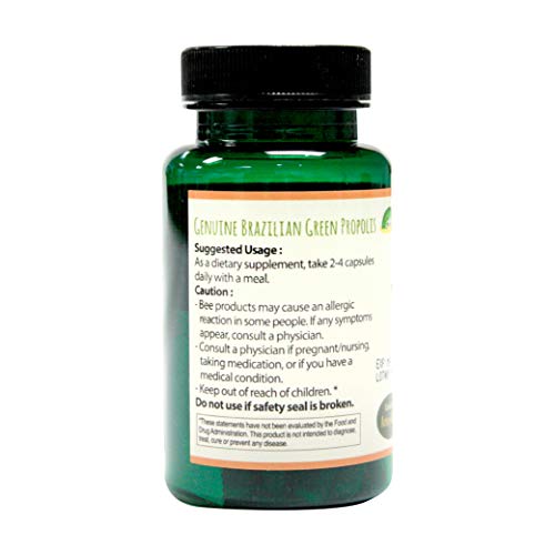 Greenbow Green Propolis – Genuine Brazilian Green Propolis, Contains Artepillin C – One Of The Most Nutrition Packed (Vegan Capsule) #TOP2
