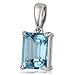 Produktbild Goldmaid Damen-Anhänger Blue Lagoon 375 Weißgold 1 Blautopas Schmuck