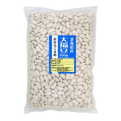 Amazon.co.jp: 国産(北海道) 大福豆(白いんげん) 800g チャックつき