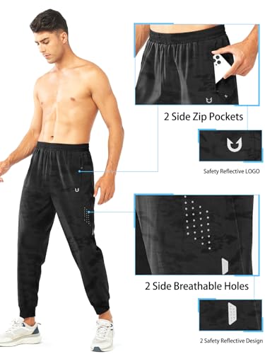 Image of NORTHYARD Men's Athletic Running Pants Lightweight Workout Joggers Quick Dry Gym Sweatpants Active Sports Track Training