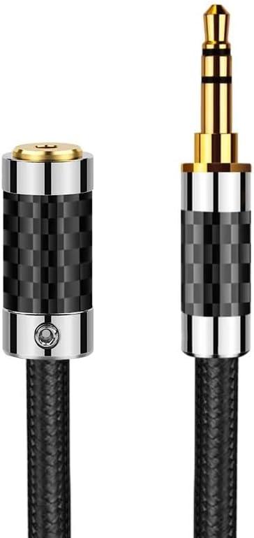 Headphone Extension Cable 3.5 mm AUX Cable(Black,5m)