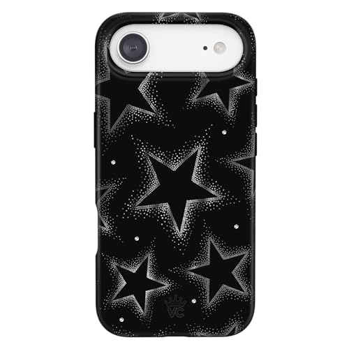 Coque iPhone 17 Air cristal étoiles chromées étui chic pour toutes vos sorties