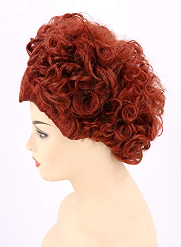 LeMarnia Women or Girls Sanderson Wig Red Brown Halloween Witch Costume Cosplay Wig - Image 3