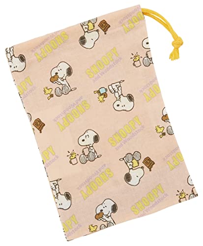 スケーター 子供用 コップ袋 21×15cm スヌーピー ポップカラー 日本製 KB62-A