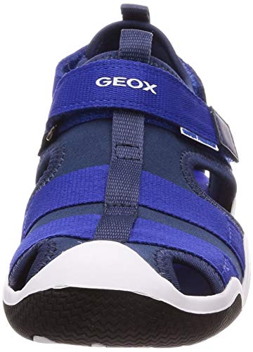 Geox Jr Wader A, Sandali Bambini e ragazzi, Blu