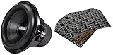 Sundown Audio M15 D2 M-Series Bundle: 15 in 4000-Watt Peak/2000-Watt RMS Car Subwoofer Dual 2-Ohm DVC, RockMat 50-20 50 Sq Ft 80 MIL Sound Vibration Deadener Car Kit, 2-Items