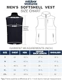 ICDKOYK Męska kamizelka outdoorowa,czarny, 2XL,2XL