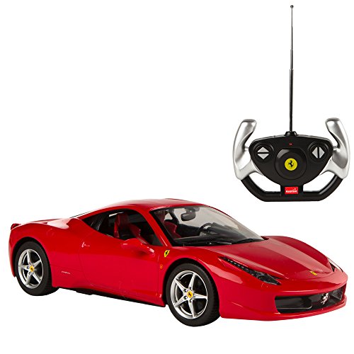rastar 47300 Radio Control car 1:14-Ferrari 458, red
