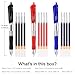 WANFRES Gel ink ballpoint Pen refills 0.7mm, 15 Refills+3 pens, Three colors（Black/Red/Blue）, quick-drying ink, Compatible with pilot g2 BXRT V5 V7 Sharpie S-Gel Pentel Energel Jetstream Zebra Sarasa.