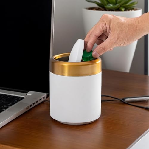 Petite poubelle de table anti-odeurs pour éliminer les déchets instantanément - 5