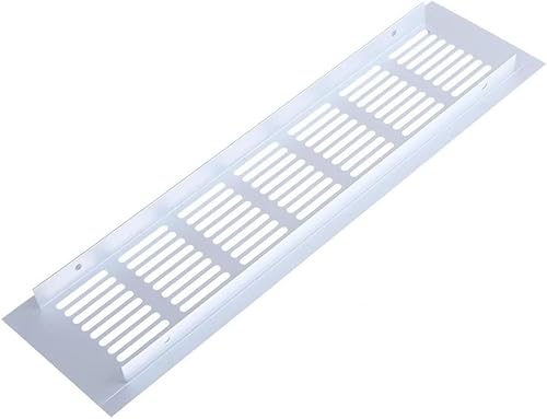 Ventilation Grille ， Aluminum Alloy Gases Adjustable Vent Grille Bathroom Kitchen Office Multiple Sizes(50x500mm)