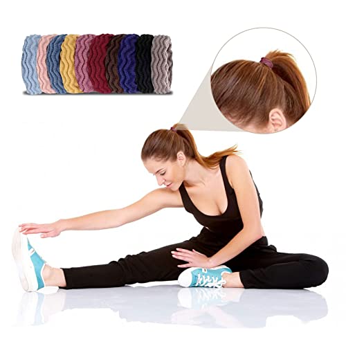 TSHAOUN 100 Pezzi Elastici per capelli in Cotone