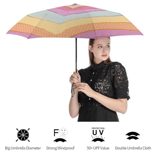 Parapluie compact couleur chat de qualité supérieure pour voyage