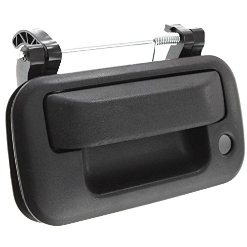 Evan Fischer Tailgate Handle Compatible With Ford F-150 04-13/Mark Lt 06-08/F-Series Super Duty 08-16 Textured-Black #TOP2