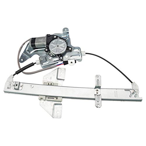 Image of TRQ Rear Right Power Window Regulator & Motor Assembly Passenger Side Compatible with 1999-2004 Oldsmobile Alero 1999-2005 Pontiac Grand Am