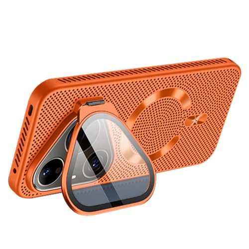 Coque Huawei Pura 90 Pro Max ultra-fine orange avec support caméra et dissipation thermique