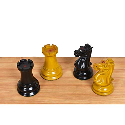 Pièces d'échecs Staunton 1849 Jacques Cook le cadeau idéal en ébène - 6