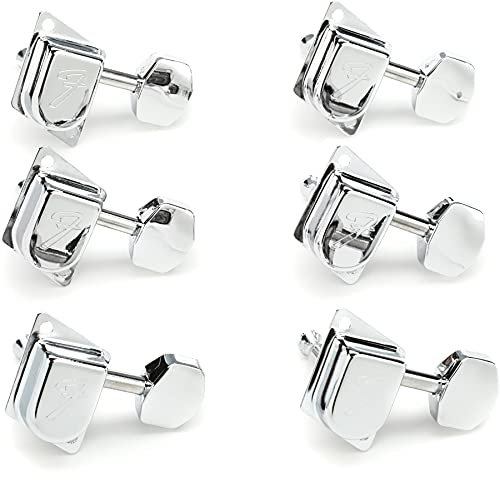 Fender Mécaniques 70’s »F » Type chrome – Tête de Machine pour Guitares - Les Beatles, Paul McCartney, John Lennon, RIngo Starr, George Harrison Fender Mécaniques 70's"F" Type chrome - Tête de Machine pour Guitares