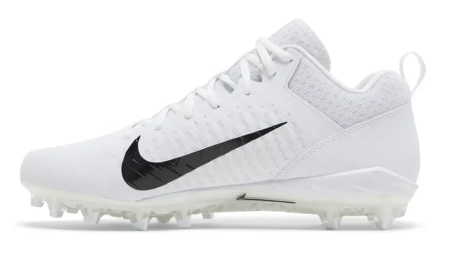 Image of Nike Men's Alpha Menace Pro 2 D Football Cleats - Black /White,7M US