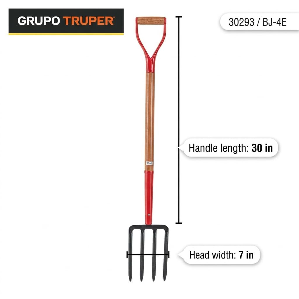 Truper 30293 9000/4E jardín Ganchos, Gris, 40 cm x 30 cm (101.60 cm x 17,78 x 2,69 cm