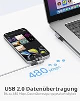 HOTNOW Kurze Rechtwinkel USB C zu C Kabel 30cm 3 Stück 90 grad – Ansicht 3