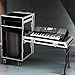 Zerodeko Professional Dj Table Video Stereo Equipment Storage Cabinet Dj Audio Rack Data Devices Storage Cabinet Audio Rack for Performance Black