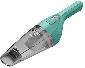 Black + Decker Nvb115Jm-B1 3.6V 1.5Ah Cordless Epp Dry Handheld Vacuum Cleaner,Mint with Bowl Capacity 440 Ml,440 Milliliter,Cloth,White