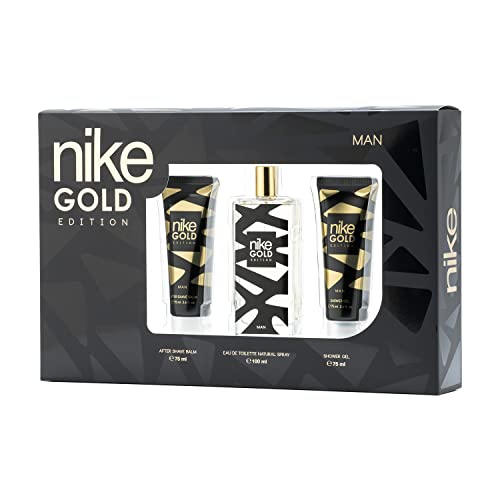 NIKE - Gold Edition Colonia 100 ml + After Shave 75 ml + Gel de...