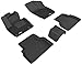 3D MAXpider L1AD03901502 Complete Set Custom Fit All-Weather Floor Mat for Select Audi Q3 Models - Kagu Rubber (Tan)