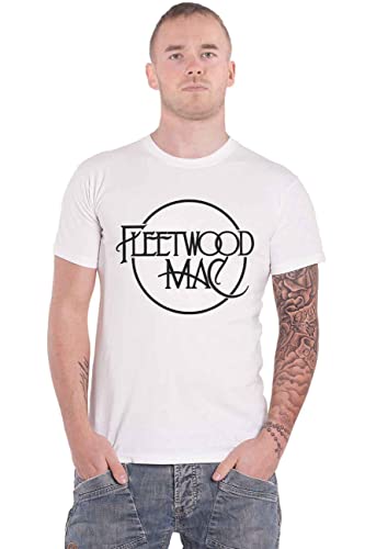 Top Fleetwood Mac Unisexe Blanc Small Vêtement Rock Vintage