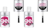 Essence Cosmetics Extreme Gel Top Coat Smalto Unghie, Lunga Durata, Levigante, Protettivo, Lucida, 8 ml (Confezione da 2)