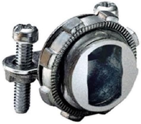 Bridgeport 566-DC2 1/2" KO Connector with Strap, Two Screws and Rectangular Thro