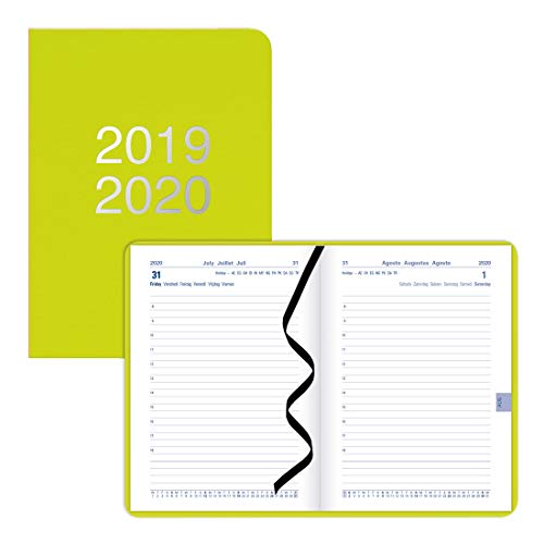 Letts Dazzle Academic Planner Day Per Page With Appointments August 19 To July Sewn Binding Multilingual 5 875 X 4 125 Inches Pear C Shefinds