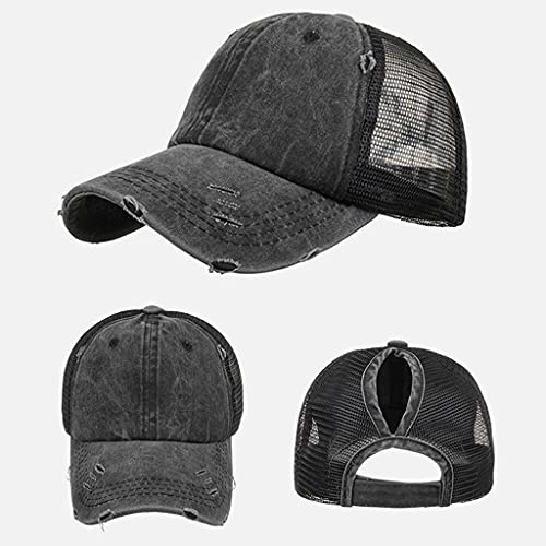 Gorra de béisbol para protegerse del sol sin calor con diseño vintage ajustable 5