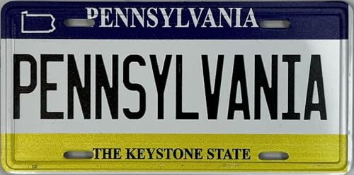 Pennsylvania State License Plate Novelty Fridge Magnet