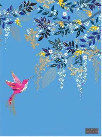 Sara Miller Hummingbird Tea Towel