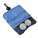 Moggemol Compact Golf Storage Bag - Dual Use Waist Pack & Cart Hanger, Keep Tees, Gloves & Tools Handy Blue 20 * 16.2CM
