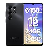 DOOGEE Note 56X SIM-Free & Unlocked Mobile Phones 2026 - Android 16, 6150mAh Battery Phone, 6.56" 90Hz Display Smartphone, 24GB+64GB/2TB, 3.5mm Headphone Jack, 4G Dual Sim/Face Unlock/GPS/5G WiFi - Image 1
