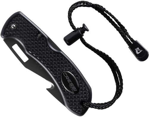 Cuchillo de buceo CRESSI Chaku para evitar enredos con redes mediante su hoja doble 3
