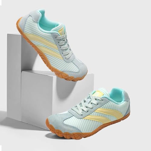 Image of Barefoot Shoes Women Casual Sneakers,Wide Toe Box Shoes Women Zero Drop Barefoot Shoe Men,Minimalist Trail Running Shoe,Non-Slip Lightweight Breathable Comfortable Fashion Walking Hiking Shoes Unisex