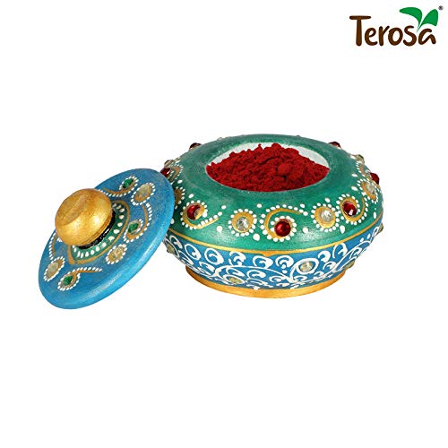 Terosa Sindoor Daani Kumkum Box Trinket Box - Std - Serene 2