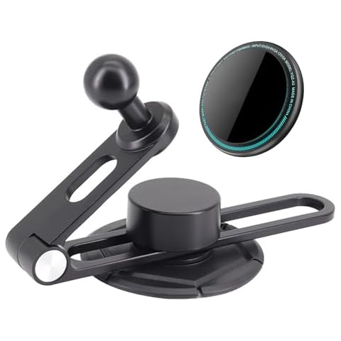 HANSSHOW Phone Mount for Cybertruck Tesla Model X/S/Y/3/3 Highland Rechargeable Dash Phone Holder Mount Adjustable Magnetic Cybertruck Tesla Accessories 2024 2025 Cover