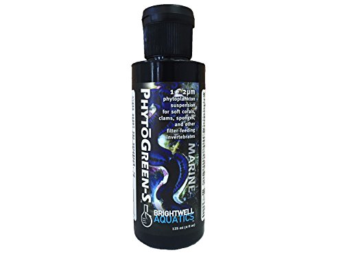 Brightwell Aquatics PhytoGreen S - Phytoplankton Suspension for Soft Corals, Clams, Sponges & Other...