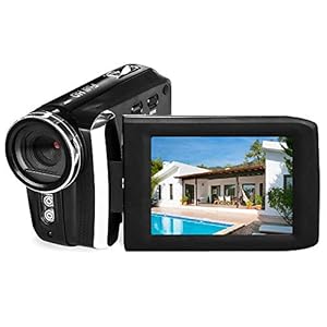 Videocamera Camcorder Oplaadbare digitale camera FHD 1080P 24MP 270 graden LCD Draaibaar scherm Camcorder voor kinderen…