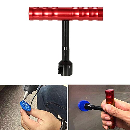 Zwbfu Kit de Ferramentas de Reparação de Dent Paintless 1 Pcs Red Dent Puller Removal Tool com 10Pcs