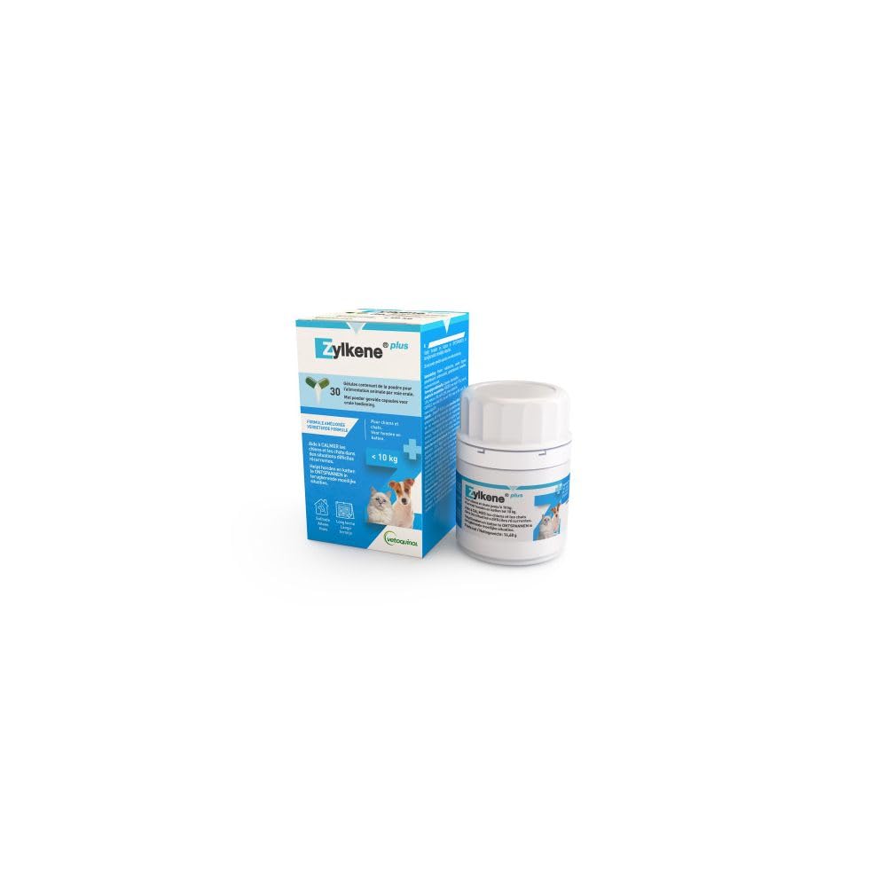 Vetoquinol ZYLKENE Plus - Anti Stress Chien et Chat 30Gélules
