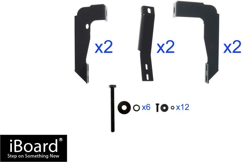Eboard Running Board 5" Black Fits 2000-2018 Chevy Tahoe 4Dr (Excl. Z71) & GMC Yukon 4Dr & 01-17 Cadillac Escalade 4Dr (Excl. ESV/EXT) (Nerf Bar | Side Steps | Side Bars)