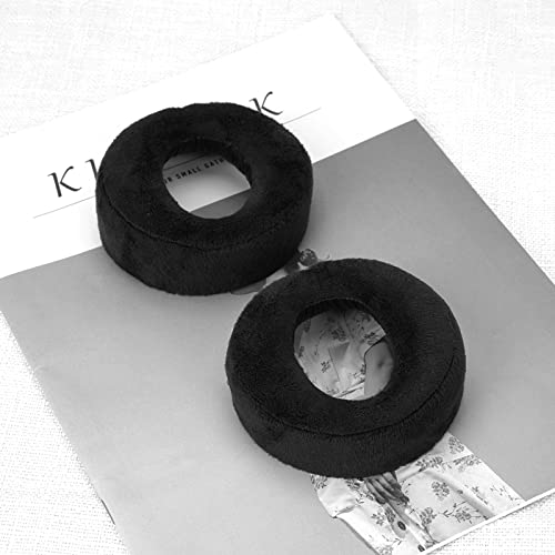 Linkidea Ersatz-Ohrpolster für Sony PS5 Pulse 3D-Kopfhörer, Ohrpolster, Headset-Ohrpolster (Velour/Schwarz)