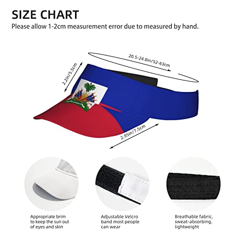 Image of Cute Funny Flag Hat Women Men Adjustable Flag Sport Sun Visor Hat Summer Fashion Sun Cap Beach Flag Hat