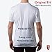 Men's Sweatproof Undershirt - Cotton Crew Neck T-Shirt with Underarm Sweat Pads - Original Fit - Aluminum-Free Alternative - White - Medium